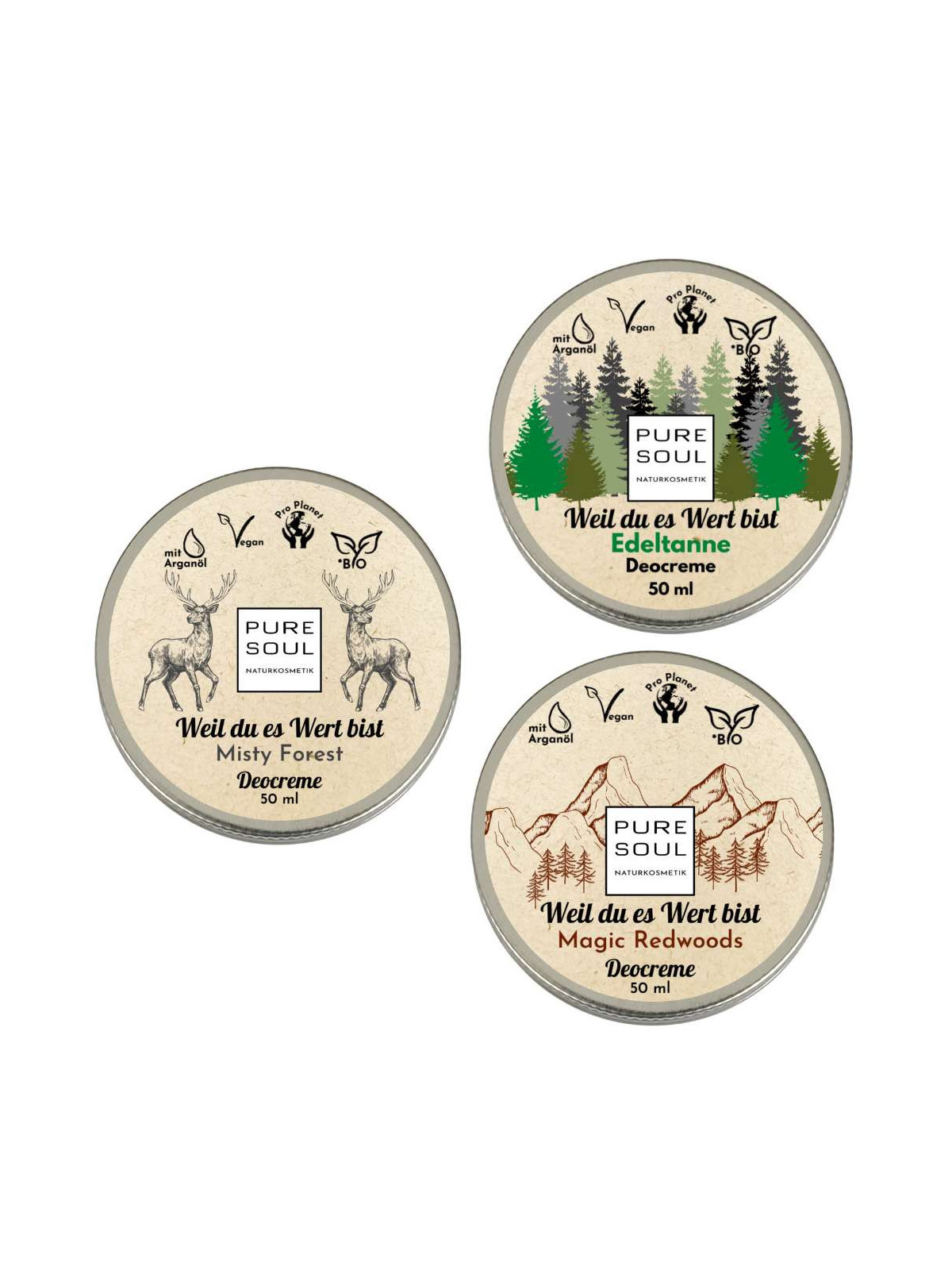 Deo-Creme Set Outdoor Helden | Für Abenteuer Alltag | mybe.shop