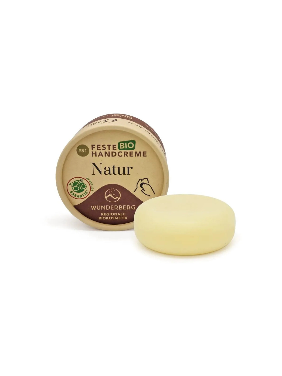 Feste Handcreme Natur & Bio | 75g