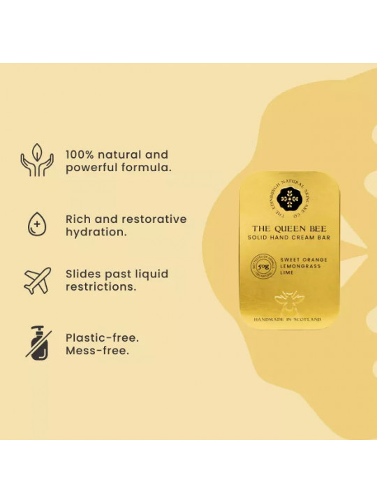 The Queen Bee Solid Hand Cream Bar – Feste Handcreme